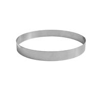 Gobel - Aro pastelería perforado inox profesional - Ø18 cm - h3,5 cm