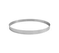 Gobel - Aro pasteleria perforado inox profesional - Ø180 mm - h20 mm