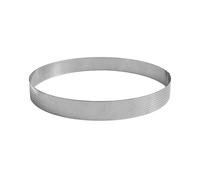 Gobel - Aro pastelería perforado inox profesional - Ø30 cm - h3,5 cm