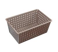 GOBEL - Molde perforado para pan - Revestimiento antiadherente - Exterior 270x105 mm - Interior 250x80mm - Altura 80mm - Fabricado en Francia - Calidad profesional