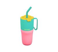 Gobelet Klean Kanteen SE Gobelet isotérmico con tapa Flip y Pajita 769ml/26oz (turquesa/kaleidoscopio/tapa amarilla cibernética)