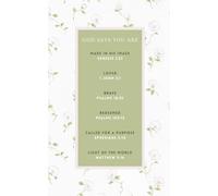 God Says You Are - Bible Journal for Women and Girls, Bible Study Pink Floral Journal Faith Journaling Lined Journal 120 Color Pages 5 X 8