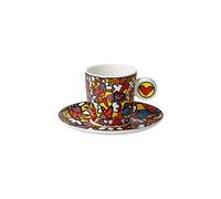 Goebel All we need is Love - Taza de café (12 x 12 x 7 cm), diseño de hueso, color azul