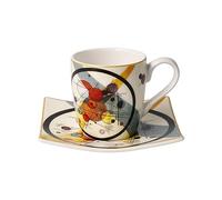 Goebel Artis Orbis Wassily Kandinsky 67100031 - Taza de espresso (porcelana), diseño de círculos