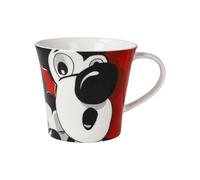 Goebel Taza de café y té con diseño de ratón, color rojo