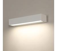 Goeco Aplique de Pared Exterior, Impermeable IP65 17W 4500K, Blanco