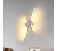 Goeco Aplique de Pared LED Interior, 20W 2250LM 44CM 3000K, Blanco