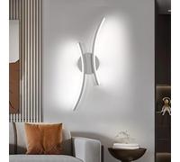 Goeco Aplique de Pared LED Interior, 20W 2250LM 44CM 6500K, Blanco