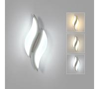 Goeco Apliques de Pared Interior 12W 1350LM 3000K/4500K/6500K, Blanco