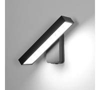 Goeco Apliques Pared Exterior, 17W Impermeable IP65 6500K, Negro