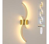 Goeco Apliques Pared Regulable Interior 80cm 32w 3000K-6500K, Dorado