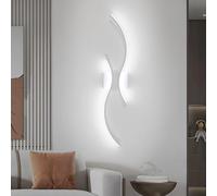 Goeco Lámpara de Pared LED Moderno 80 cm 27W 3000lm 6500K, Blanco