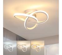Goeco Lampara LED Techo Moderna, 3000K/4500K/6500K 22W Blanco
