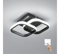 Goeco Lámparas de Techo LED, 3000K/4500K/6500K 22W, Negro