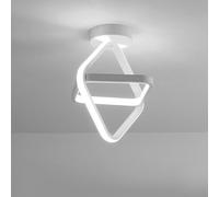 Goeco Plafon LED Techo Cuadrada Moderna, 24W 2700LM 6500K, Blanco