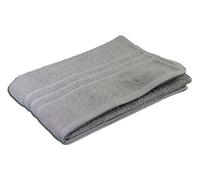 Gözze - Elegante toalla de ducha, Sylt, algodón, Tejido base denso (440 g/m²), 70 x 140 cm - Plateado