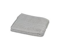 Gözze - Elegante toalla para sauna, Sylt, algodón, Tejido base denso (440 g/m²), 70 x 200 cm - Plateado
