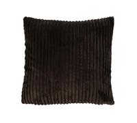 Gözze - Funda de cojín suave con aspecto de pana, Set de 2, 50 x 50 cm - Marrón oscuro