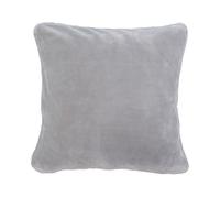 Gözze - Fundas de cojín Sensación de Cachemira Premium, Set de 2, 500 g/m², 50 x 50 cm - Plateado