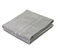 Gözze - Set de 2 alfombrillas de baño, Algodón, 50 x 70 cm - Plateado