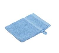 Gözze - Set de 4 manoplas de baño, Suave y Absorbente, Algodón, 16 x 21 cm - Azul paloma