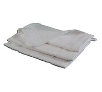 Gözze - Set de 4 toallas de aseo, Suave y absorbente, Algodón, 30 x 30 cm - Blanco