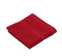Gözze - Set de 4 toallas de aseo, Suave y absorbente, Algodón, 30 x 30 cm - Burdeos