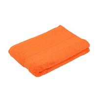 Gözze - Toalla de ducha New York, Suave y absorbente, 100% Algodón, 100 x 150 cm - Naranja