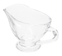 Gogogmee Dispensador de Salsa Vidrio 170ml para Almacenar Leche y Bebidas Uso en Hogar y Eventos Tarro para Condimentos