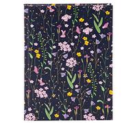 goldbuch 64 154 Meadow Miracles Blue, cuaderno de 15 x 22 x 2 cm, libro de notas 200 páginas en blanco, papel de 100 g/m², cuaderno de bocetos, impresión artística, agenda con marcapáginas, color azul