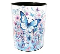 goldbuch 82 155 - Papelera de plástico (25 x 25 x 30 cm), color azul y blanco