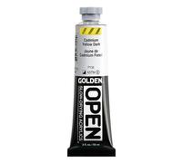 Golden Artist Colors Abrir 2 oz Color Pintura acrílica de color: amarillo de cadmio oscuro 2 oz amarillo