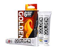 Golden Artist Colors, Acrílicos de cuerpo pesado, juego de introducción de 6 colores