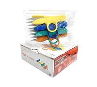 Golden Eagle - Tijeras de podar para coser a mano derecha e izquierda en bolsa de vinilo suave, 4 unidades por paquete