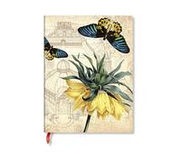 Golden Fritillaria Ultra Lined Softcover Journal (Elastic Band Closure)
