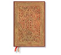 Golden Pathway Midi Dayplanner 2023: Hardcover, Horizontal Layout, 100 gsm, elastic closure