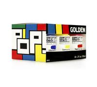 Golden SoFlat 0974-0 - Pintura acrílica mate, set pop