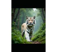 Golden Tiger Forest Notebook - Wildlife Journal for Notes, and Daily Use