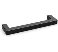 Goldenwarm 6 Piezas 288mm Manetas Puertas Negras Tiradores Cocina | sin aristas cortantes, cuerpo sólido, instalación rápida, tiradores de cajones para todo hogar