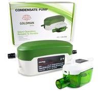 GOLDMAN SERVICE Bomba de Condensado Automática Mini ultra Silenciosa para Drenaje y Desagüe de Agua en Aire Acondicionado Climatizador Split. Flujo 18 Litros/Hora