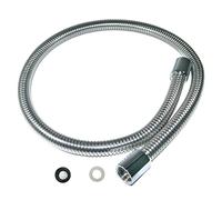 GOLDMAN SERVICE | Manguera Latiguillo Flexo Metálica Reforzado para Fregadero de Hostelería. Repuestos Grifos Extensibles Pulverizadores de Cocinas Restaurantes. Rosca 1/2", Largo 100 cm - 39 In