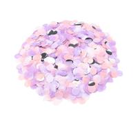 GoldRock Confeti para bodas, cumpleaños, 6000 unidades, multicolor, decoración de mesa, color lila y rosa, papel de cañón de confeti, para carnaval, Navidad, Año Nuevo