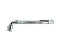 GOLDTOOLS Llave de Pipa Pasante 12MM, 6 Caras x 6 Caras, Cabeza ancha a 90°, Fabricada en Acero cromo vanadio (12MM)
