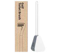 Golf Toilet Cleaner Tool - 360 Degree Scrubbing Device, Deep Cleaning | Brush, Holder Kit | Sinks Bathtubs Bathroom Fixtures Home Utility Areas, Durable Construction, Ergonomic Grip Design, Multipu