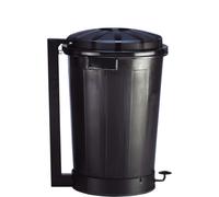 Goliat de 95 litros cubo con pedal DENOX - FAMESA Black