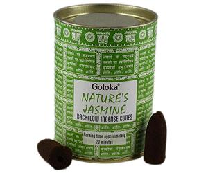 Goloka Incienso Nature´s Jasmine en conos - Jazmín