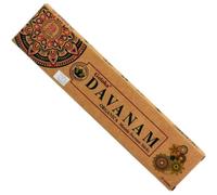 GOLOKA Incienso Orgánico Davanam - Natural Masala Incense - 1 cajetilla de 15gr
