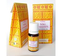 GOLOKA Nag Champa - Aceite aromático (10 ml, 2 unidades)