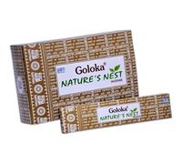 Goloka Nature's Nest - Varillas de incienso - 12 paquetes de 15g