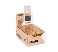 Goma de borrar milan 1410 the master gum con funda protectora rigida (